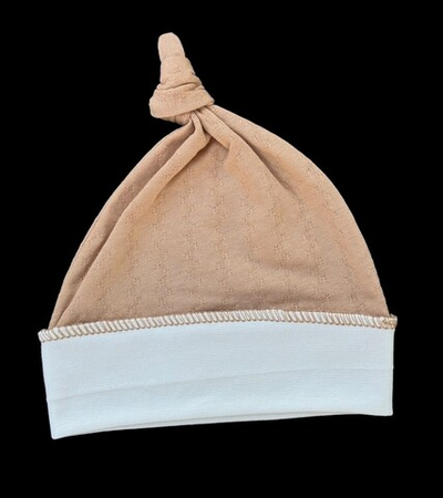 Шапочка "Гном", рібана ажур ТМ "Happy ToT" (0-3 міс, 38 см)