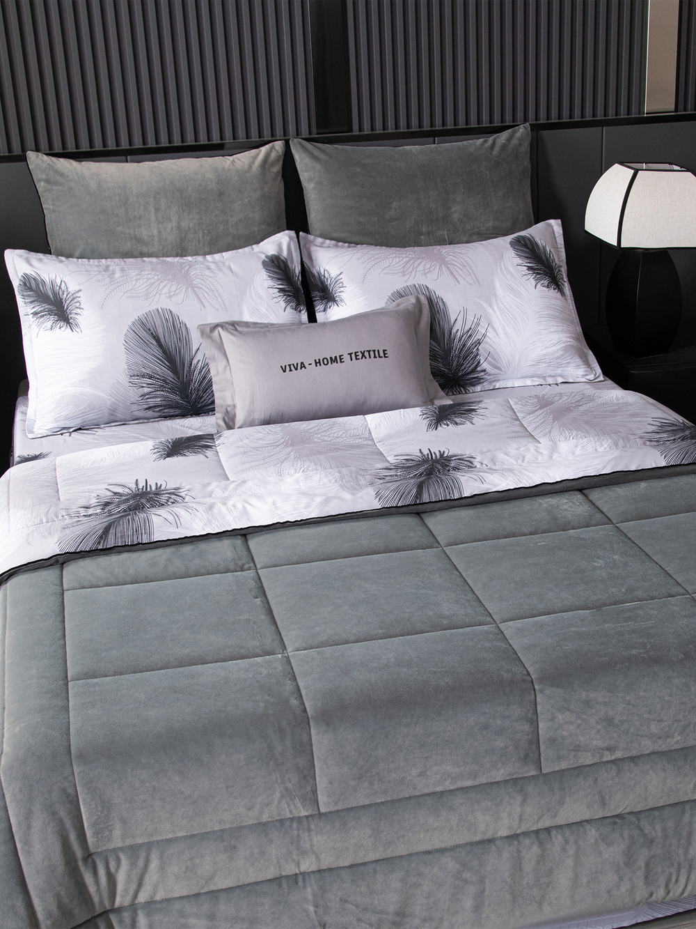 Комплект постельного белья Сатин Velouria Luxe с Одеялом VL013