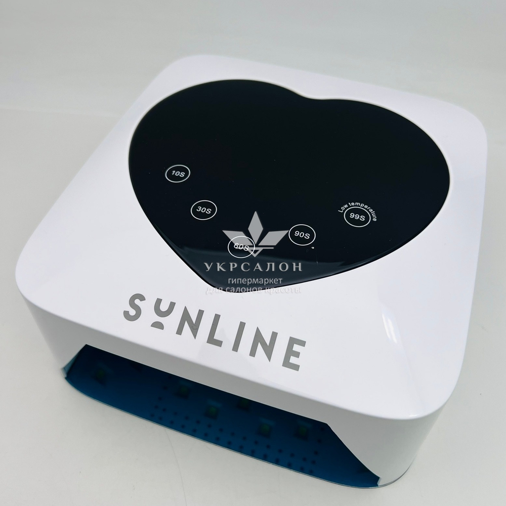 Лампа для манікюру із акумулятором LED+UV Sunline heart X40