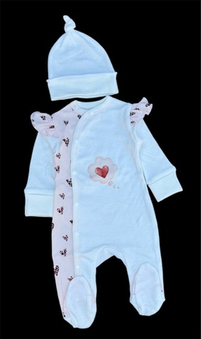 Чоловічок із шапочкою "Принт", інтерлок ТМ"Happy ТОТ"