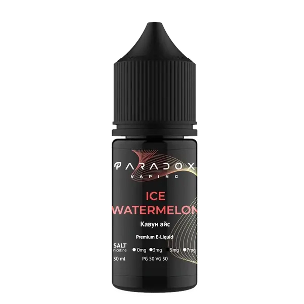 Солевая Жидкость Paradox Ice Watermelon 30мl