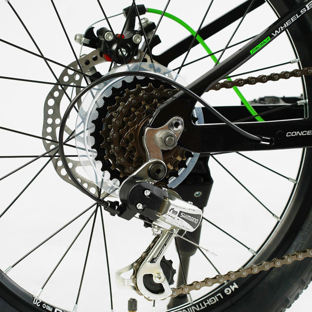 Детский спортивный велосипед 20 дюймов Corso F35 магниевый, оборудование Shimano