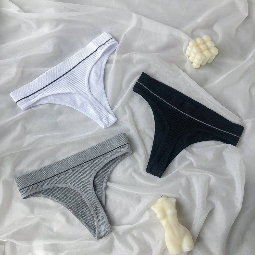 Трусики у рубчик високої посадки SPORT