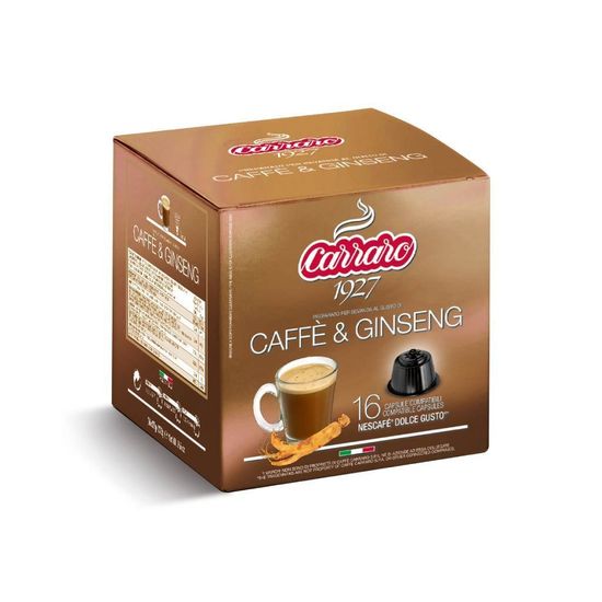 Кофе в капсулах Dolce Gusto Carraro CAFFÈ & GINSENG 16 шт