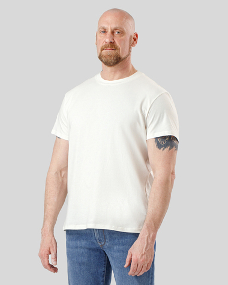 Футболка чоловіча молочного кольору (арт. 7462300608)