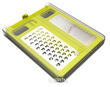 Багатофункціональна тертка Joseph Joseph Fold Flat складана Зелена (20024)