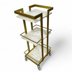 Косметологічний візок Mark 07 Gold ДСП