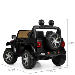 Дитячий електромобіль позашляховик Jeep 140W M 4176EBLR