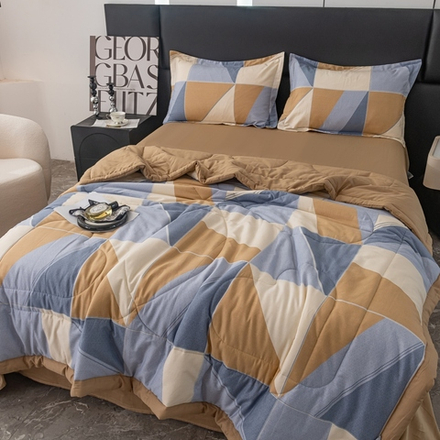 Комплект постельного белья Сатин с Одеялом 100% хлопок OB145