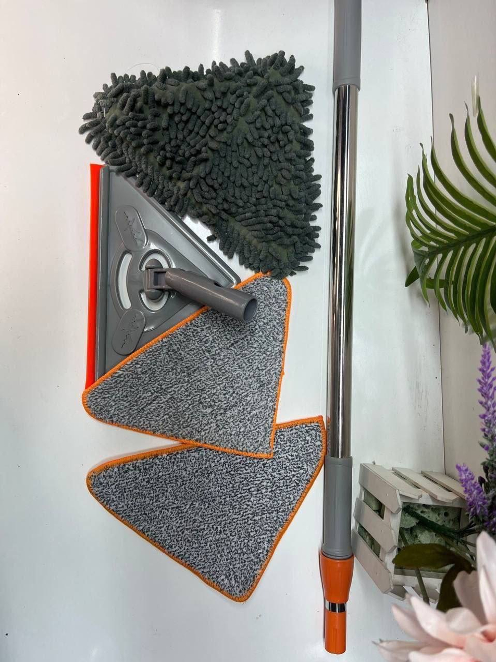 Треугольная швабра +2 запаски