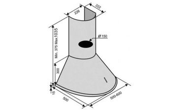 Витяжка VENTOLUX CAPRI 50 INOX (600)