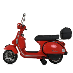 Дитячий електромотоцикл 2 колісний ретро VESPA PX 150 M 4939EL