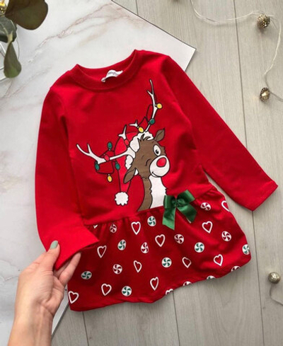 Сукня "Новорічна", футер, ТМ "Atabay"