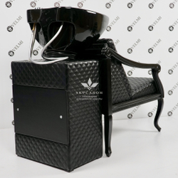 Комплект парикмахерской мебели Mozart Black