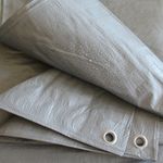 Тент полипропиленовый 10х15 от дождя и снега, затеняющий 100г./м2 (серый)