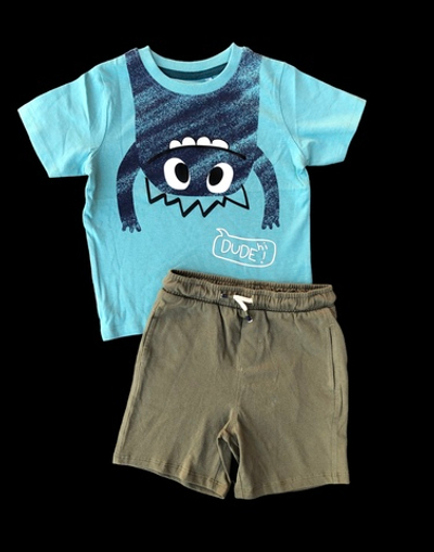 Костюм 2в1: футболка, шорти, бавовна ТМ "Cool club", "OVS" (98 см)