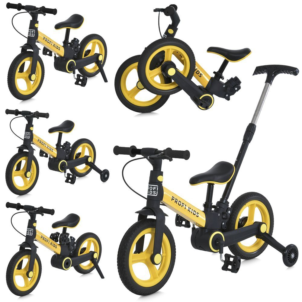 Дитячий велосипед-трансформер Profi Kids MB 1021 з батьківською ручкою