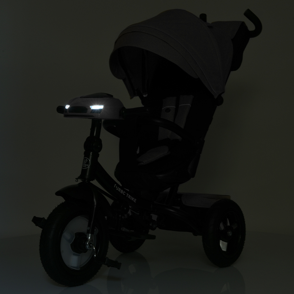 Дитячий триколісний велосипед Turbo Trike MT 1007 гумові колеса