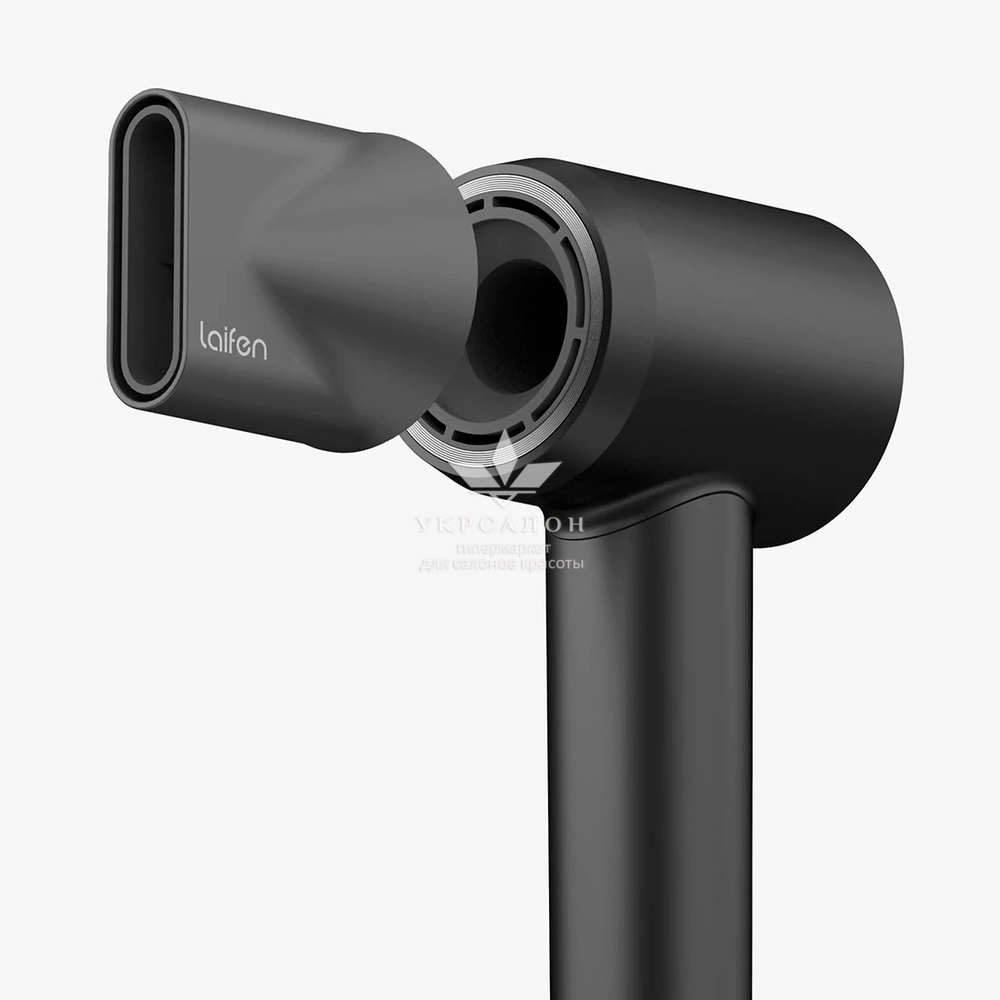 Фен Laifen профессиональный с ионизацией, 3 насадки, черный