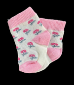 Шкарпетки "Полуничка", котон ТМ "Karatepe socks" (0-6 міс)