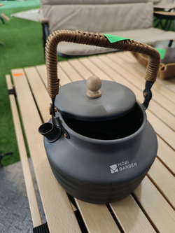 Чайник походный черный матовый