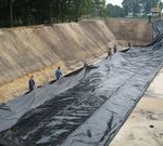 Плёнка чёрная, 100мкм, 3м/100м. полиэтиленовая (для мульчирования, строительная).