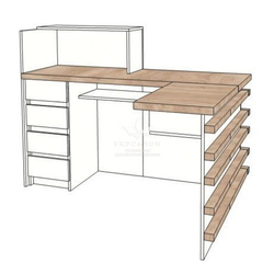 Стойка администратора угловая Style