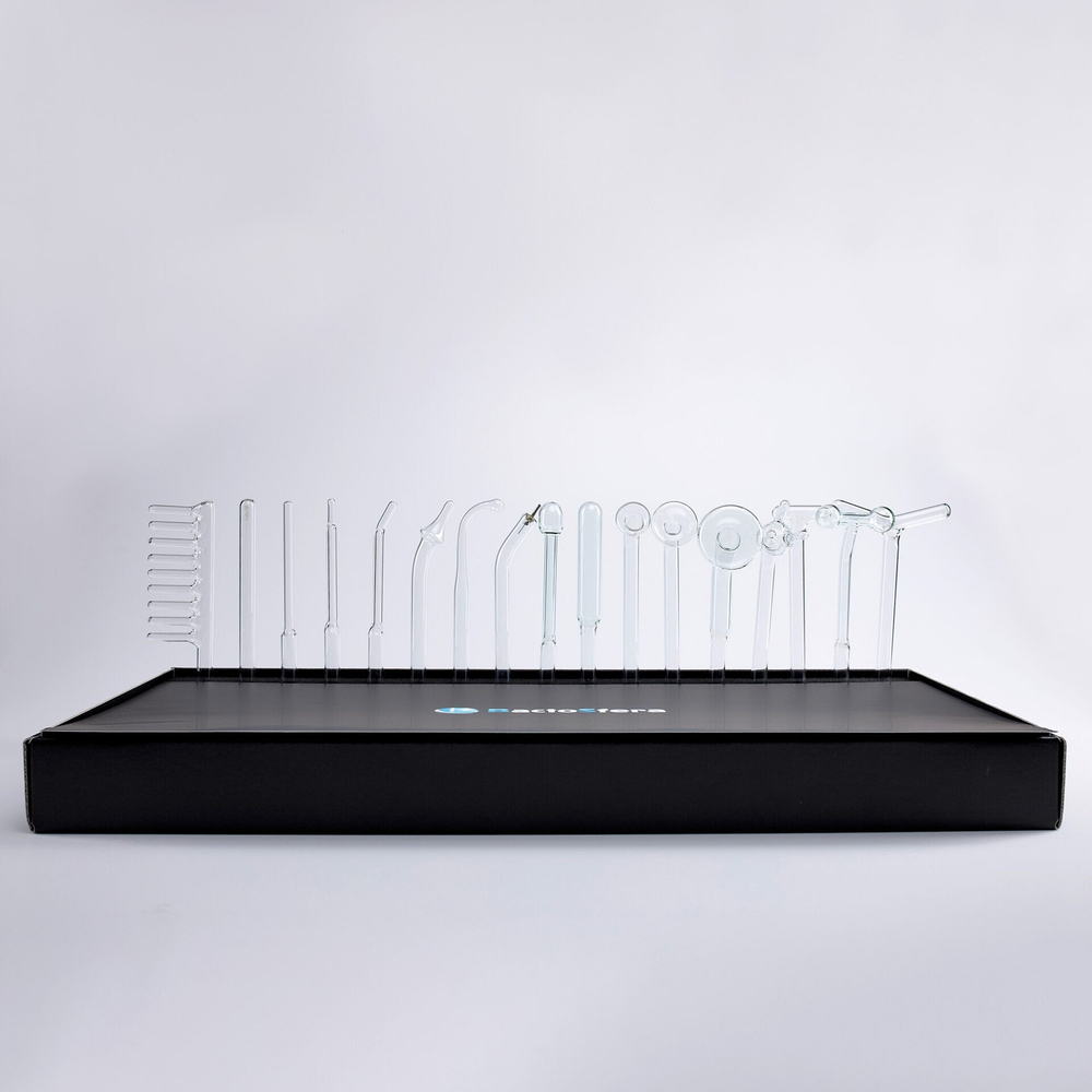 Набор электродов для дарсонвалей Darsonval (17 шт) с коробкой-пьедесталом