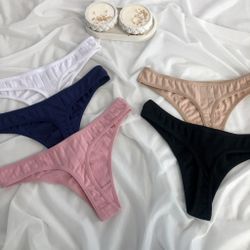 Стрінги в широкий рубчик