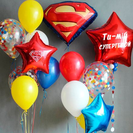 Повітряні кульки з супергероями
