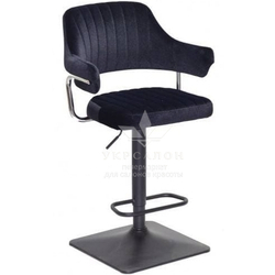 Стільчик для візажу Jef Black quadro Velor