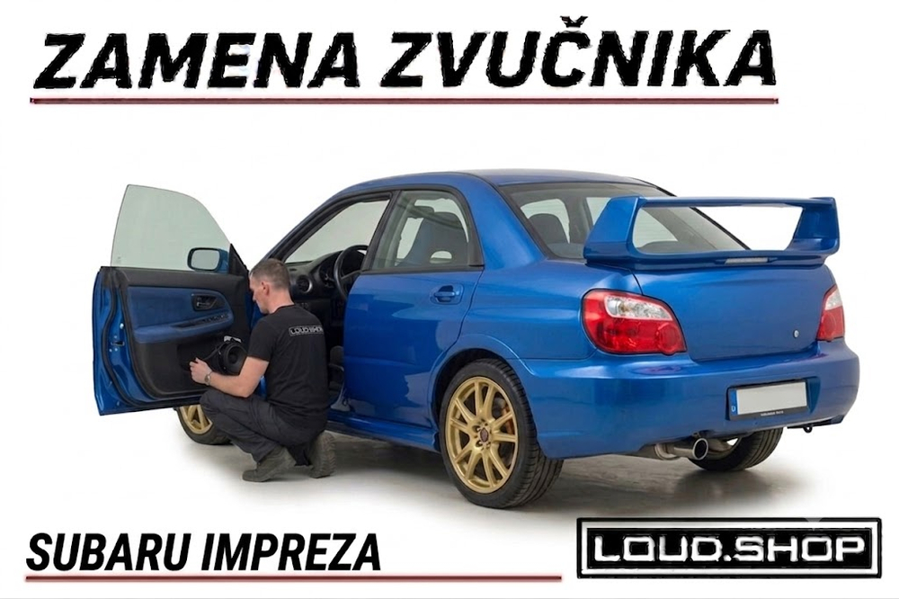 Komplet Zvučnika za Subaru Impreza
