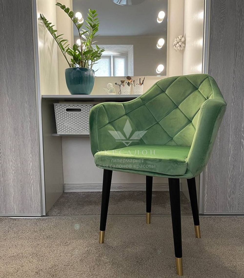 Стульчик мастера  Leganza velor на ножках