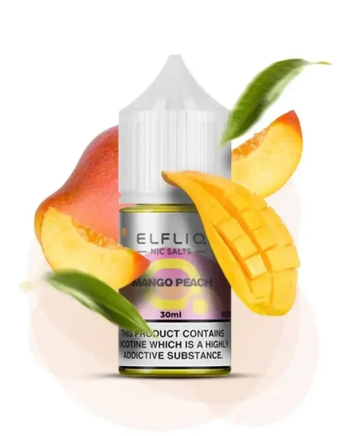 Жидкость ELFLIQ Mango Peach 5% (Ельфлик Манго Персик) 10мл | 30 мл