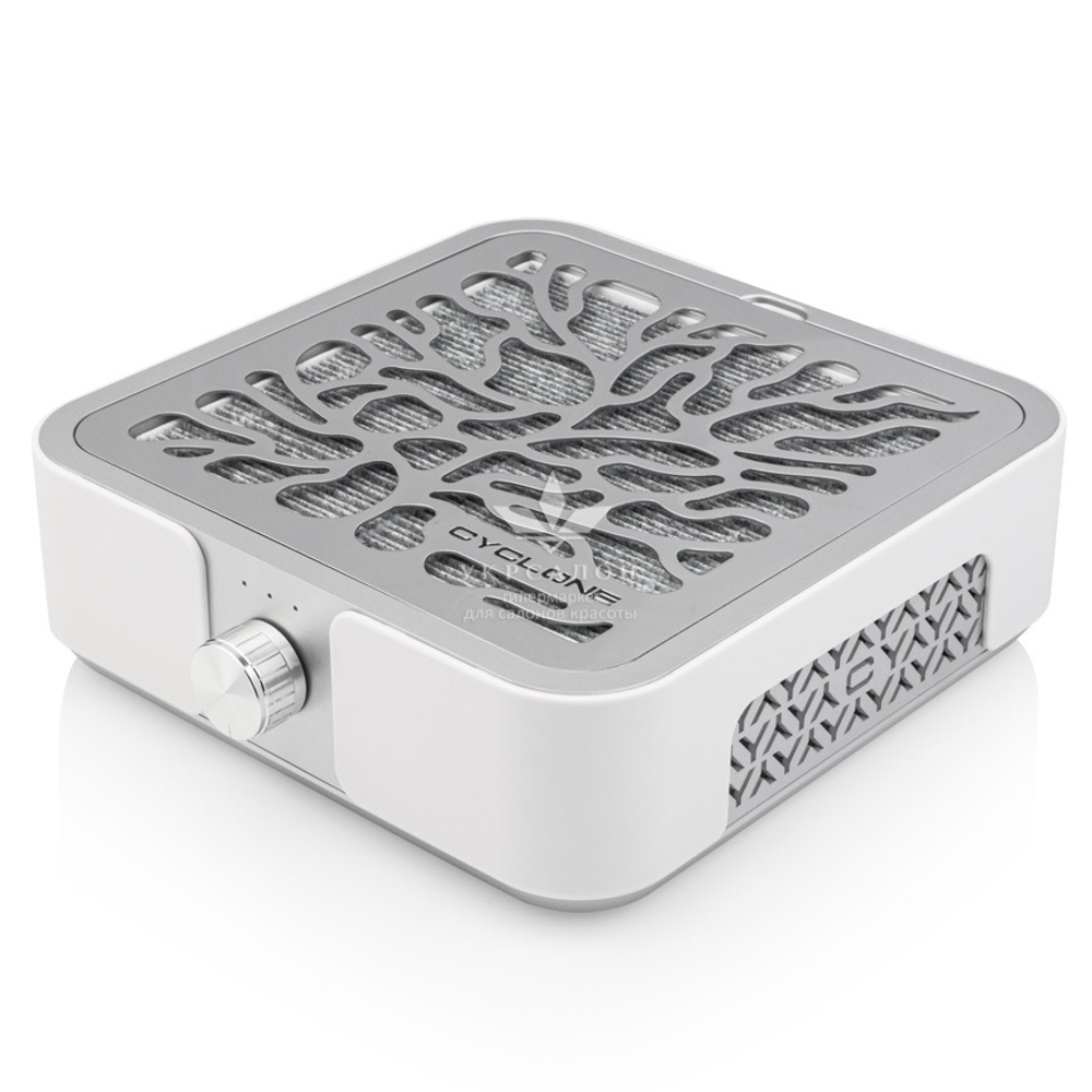 Вытяжка Cyclone X3 Silver с НЕРА-фильтром 72W для маникюра и педикюра