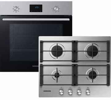 Духова шафа електрична SAMSUNG NV68A1110RS/WT + Варильна поверхня газова SAMSUNG NA64H3010AS/WT (комплект)
