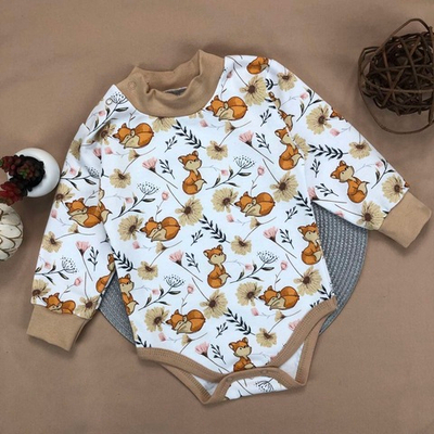 Боді-водолазка, футер "SM"