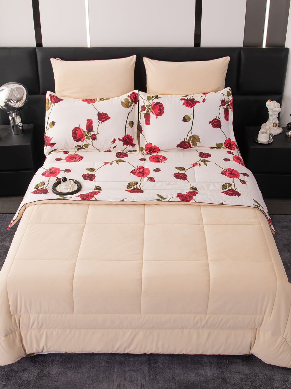 Комплект постельного белья Сатин Velouria Luxe с Одеялом VL015