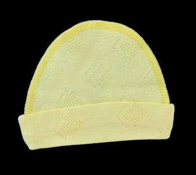 Шапочка, рібана трансфер "Happy ToT" (0-3 міс, 38 см)