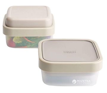 Харчовий контейнер для салату квадратний JOSEPH JOSEPH GoEat Compact 3-в-1 1.1 л (81030)