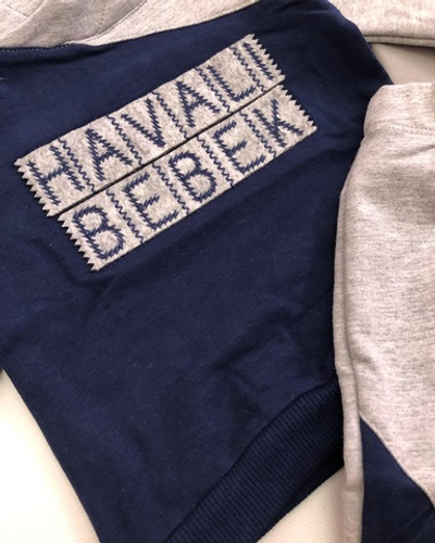 Костюм 2в1: батник, штани "Havali bebek", двунитка ТМ "Kujju" (68 см)