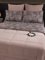 Комплект постельного белья Сатин Velouria Luxe с Одеялом VL007