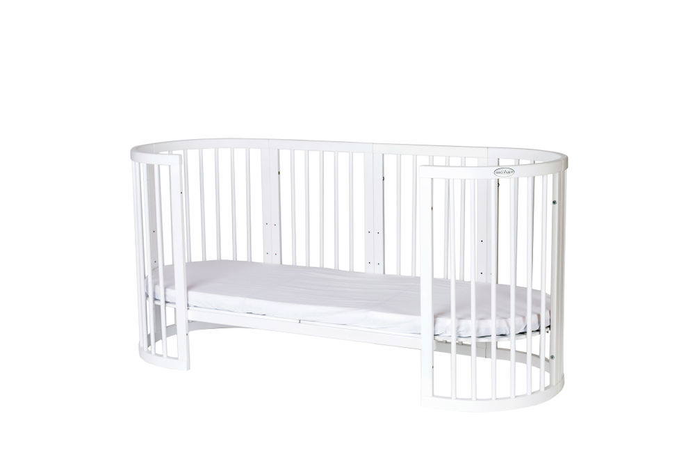 Детская кроватка-трансформер Ingvart Smart Bed 9 в 1 Round (72*72)