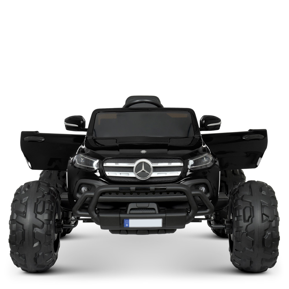 Дитячий електромобіль джип позашляховик Mercedes Monster Truck 480W 2 мотора (24V) автофарбування корпусу