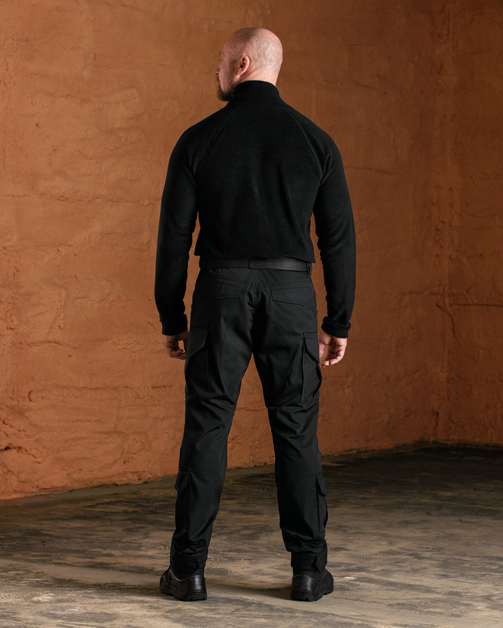 Кофта флісова чорна чоловіча (арт. 4562200601)