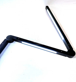 Настольная лампа Global Fashion SM-6621 на струбцине, 37 Вт, черная