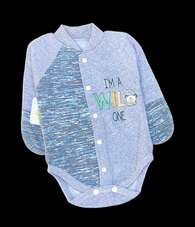 Боді з довгим рукавом "Принт", футер ТМ "Happy ToT"