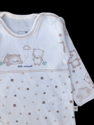 Боді з довгим рукавом "Ведмежата", бавовна ТМ "Caramell"