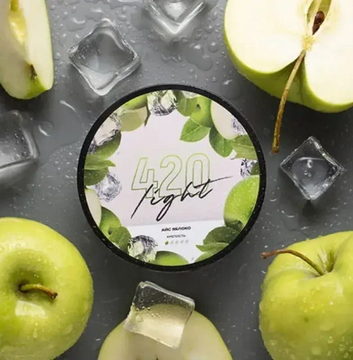 Табак 420 Light Айс Яблоко 100г