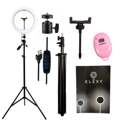 Кольцевая лампа Elexy 33 c функцией работы от повербанка